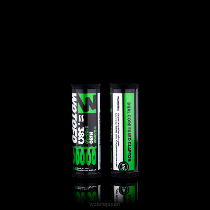 Wotofo 構築済みコイル デュアルコアフューズドクラプトン 0.38オーム 5個 X8RH325 Wotofo Shop Online