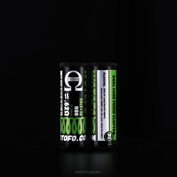 Wotofo 構築済みコイル デュアルコアフューズドクラプトン 0.62オーム 10個 X8RH327 Wotofo E-Cigarette