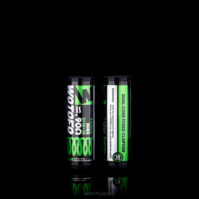 Wotofo 構築済みコイル デュアルコアフューズドクラプトン 0.90オーム 10個 X8RH326 Wotofo Vape Pods
